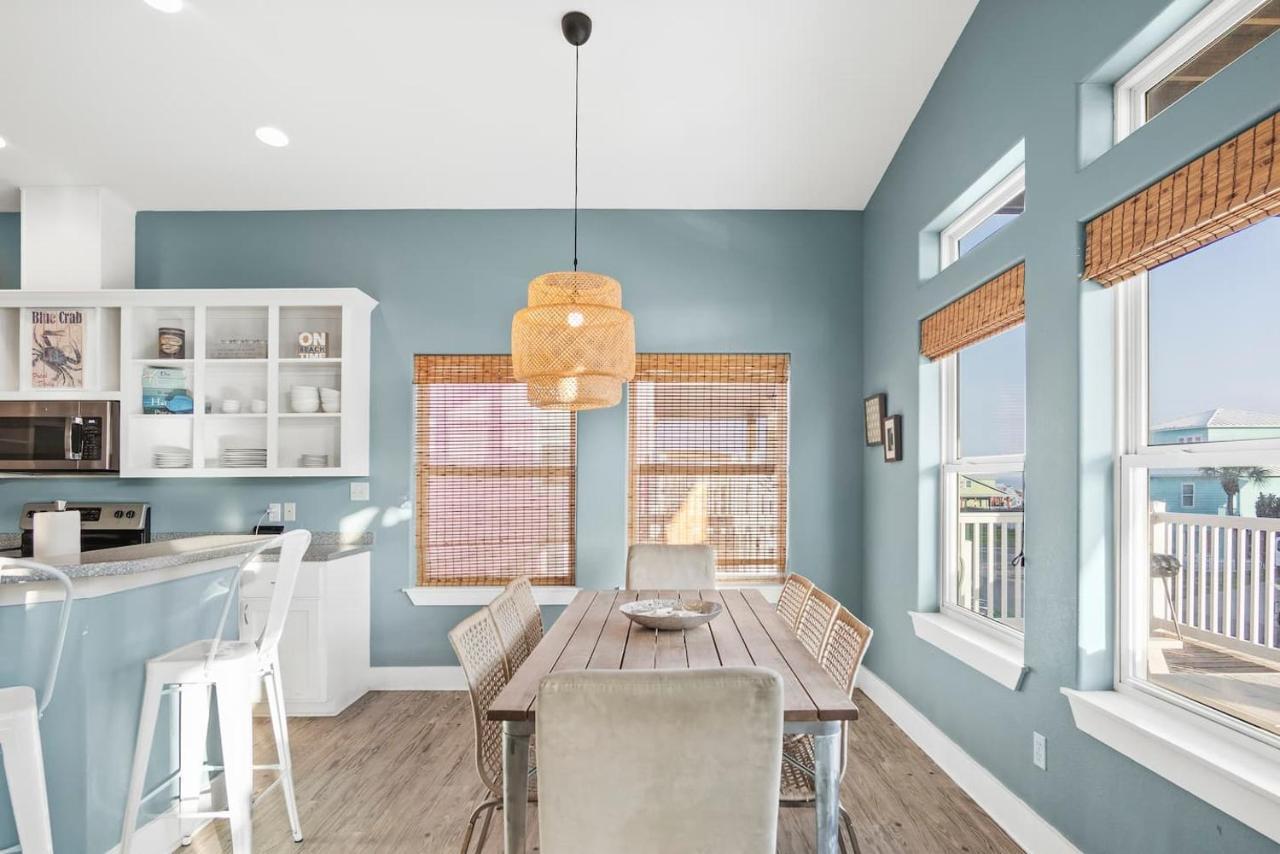 New 5 Bdrm W/Pool, Observation Deck Walk To Beach! Port Aransas Exteriör bild