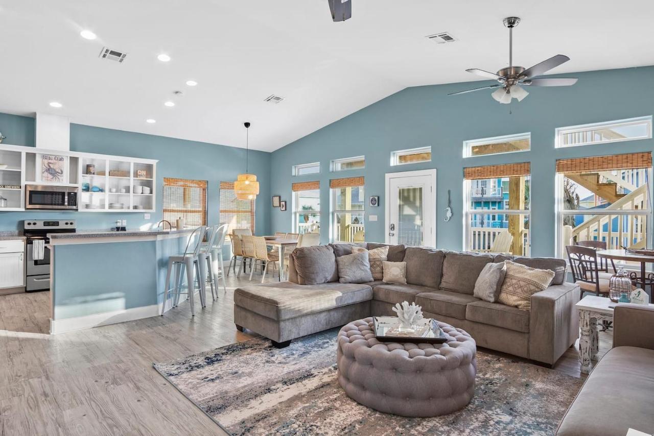New 5 Bdrm W/Pool, Observation Deck Walk To Beach! Port Aransas Exteriör bild