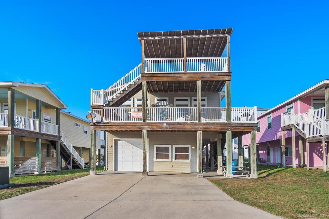 New 5 Bdrm W/Pool, Observation Deck Walk To Beach! Port Aransas Exteriör bild