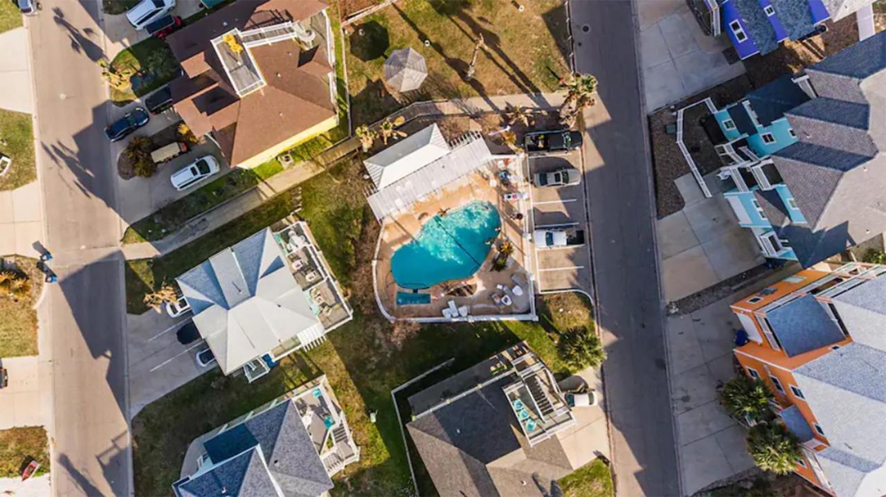 New 5 Bdrm W/Pool, Observation Deck Walk To Beach! Port Aransas Exteriör bild